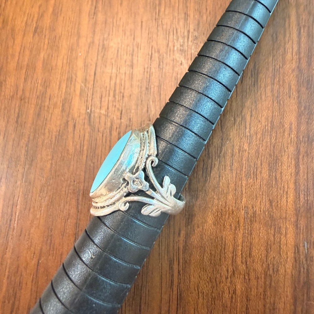 Silver Turquoise Ring - image 2